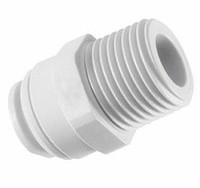Муфта 1/4” РН x 1/4” к шлангу - белый цвет.