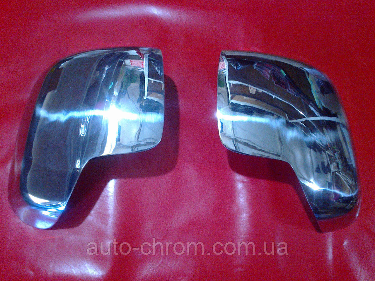 Накладки на зеркала нерж FIAT QUBO, фото 1
