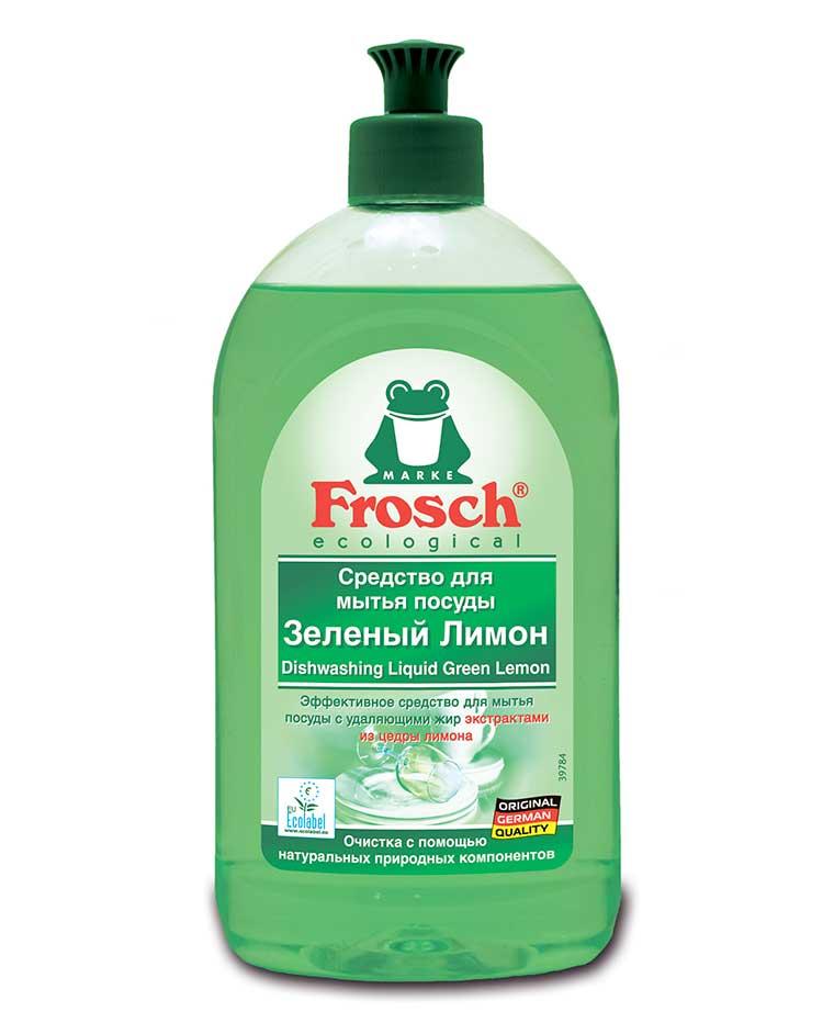 Засіб для миття посуду Frosch Зелений лимон 500 мл