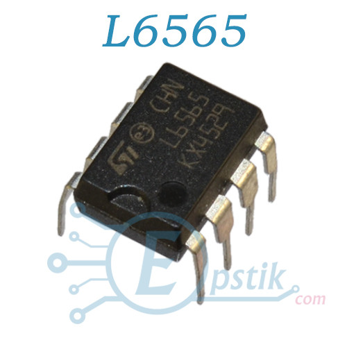 L6565, SMPS контролер живлення, DIP8