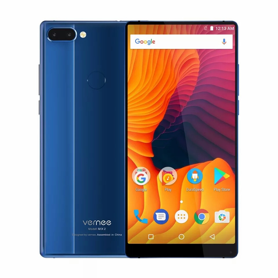 Смартфон Vernee Mix 2 Blue 6", 4/64 Gb, Helio P25 , 4200 mAh