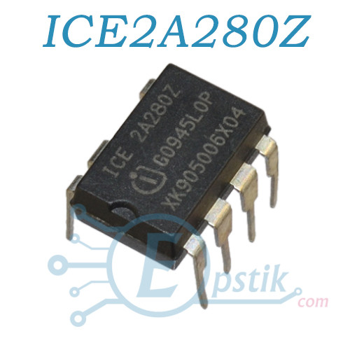 ICE2A280Z, SMPS контролер живлення 650V/ 800V CoolMOS, DIP7