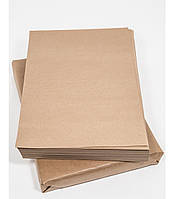 Крафт-бумага плотная 120 г/кв.м, формата А3, сеты (упаковка 500л)