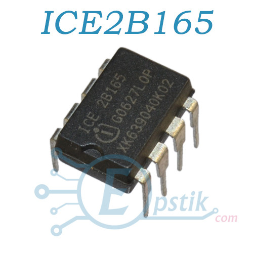 ICE2B165, ШІМ контролер із вбудованим ключем, 800 В, DIP8