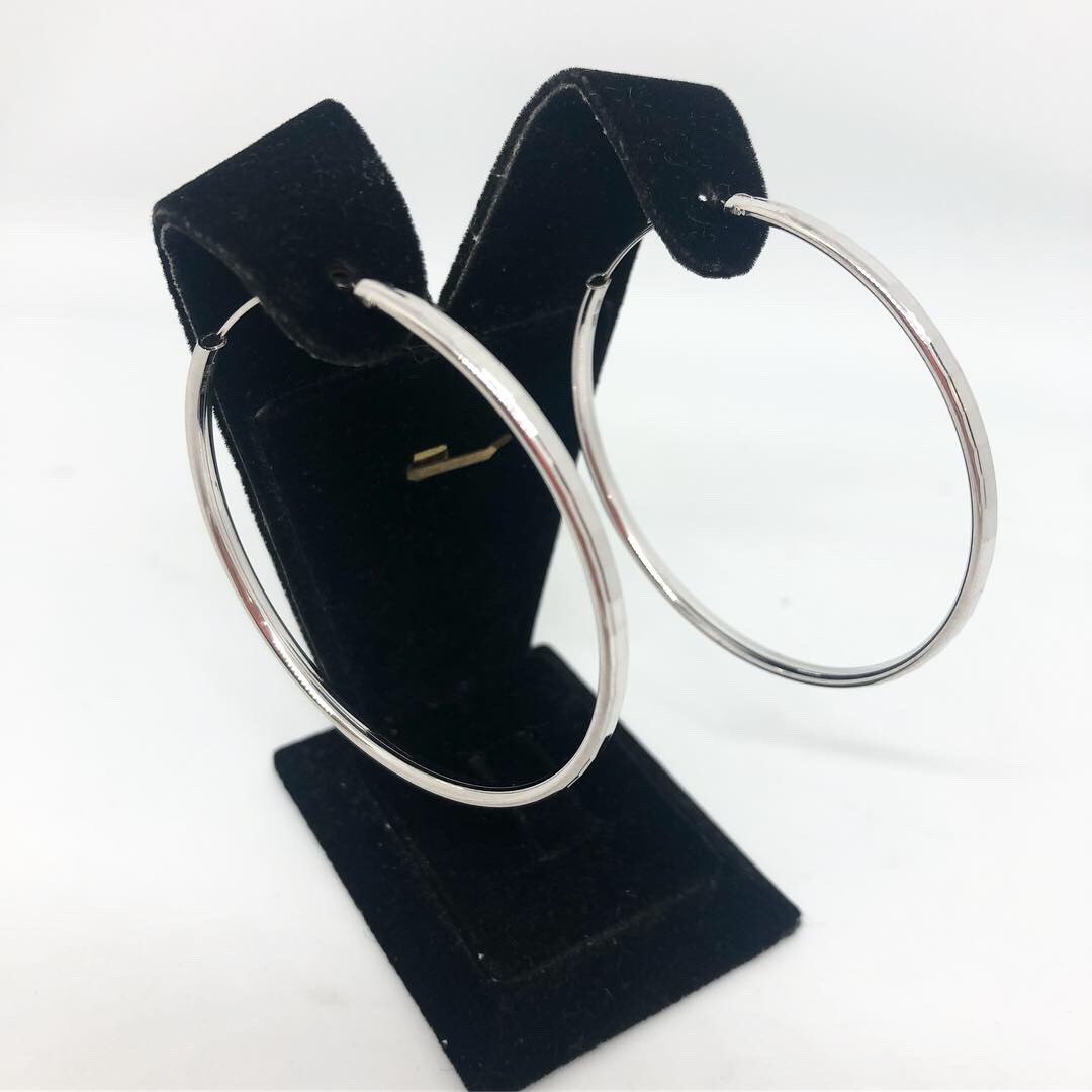 Сережки кільця Beauty Bar зі срібла 925