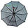 Жіноча парасоля напівавтомат Bellissimo на 10 спиць з квітковим візерунком, бордовий хамелеон, 02018-8, фото 6