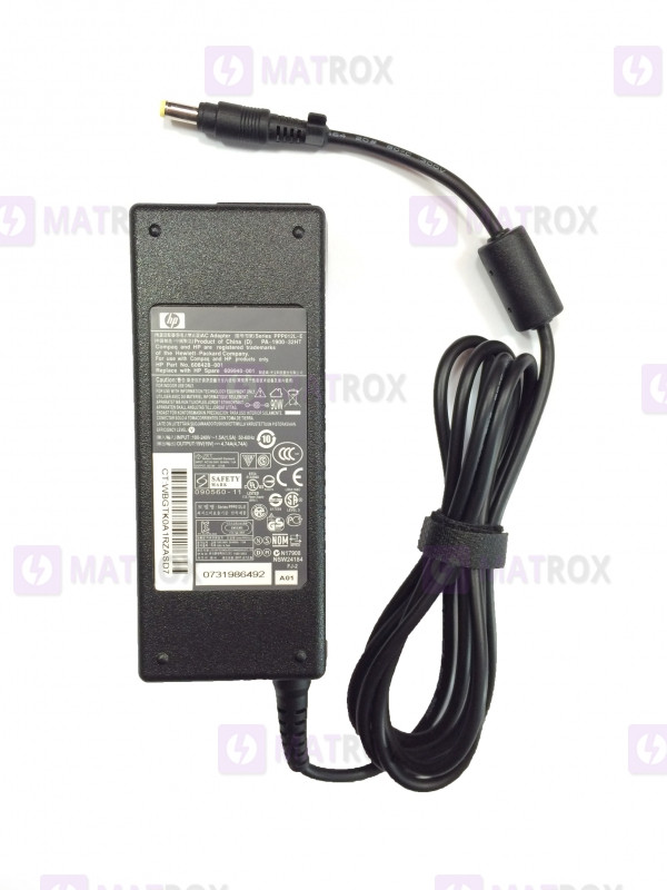 Оригинальный Блок Питания для Ноутбука HP 19V, 4.74A, 90W, Разъем 4.8x1 ...