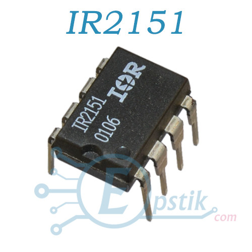 IR2151, самотактований напівмостовий драйвер, DIP8