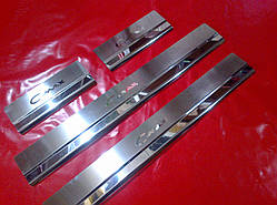 Накладки на пороги преміум FORD C-MAX 04-10г.в.