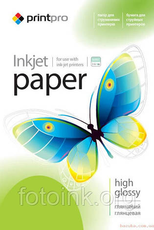 Фотопапір PrintPro глянець 230 г/м, A4, 50 л PG230-50, фото 1