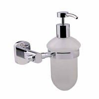 Дозатор для мила з латуні настінний 200 мл хром. Диспенсери для рідкого мила