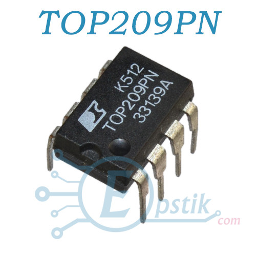 TOP209PN, PWM контролер, 85-265V, DIP8, фото 1
