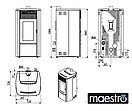 Пелетні піч MCZ EGO Comfort Air - Maestro UP!, фото 8