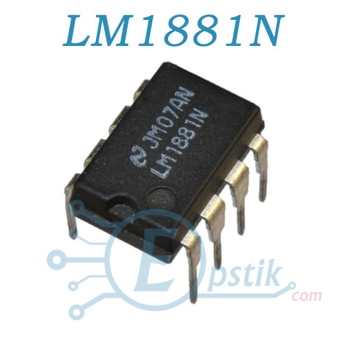 LM1881N, мікросхема синхронізації сигналів ТВ, DIP8