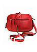 Жіноча сумка з натуральної шкіри кросс-боді через плече модна повсякденна Катана червона, фото 2