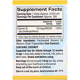 Дитячі краплі вітаміну D3, 10 мкг (400 МО), 10 мл, California Gold Nutrition, фото 3