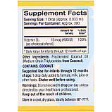 Дитячий вітамін D3 в краплях California Gold Nutrition, 10 мкг (400 МО), 10 мл, фото 4