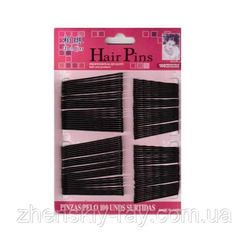 Невидимки для волосся 100 шт. на аркуші