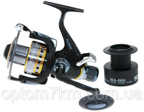 Котушка Kaida HA30A (5+1 ball) baitrunner метал. шпуля