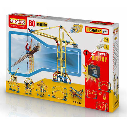 Конструктор Engino 60 моделей з електродвигуном, фото 1