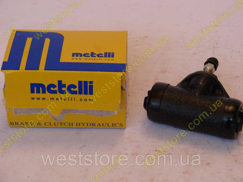 Циліндр гальмівний робочий задній ваз 2101 2105 2107 самоподводящий Metelli 04-0184 Італія