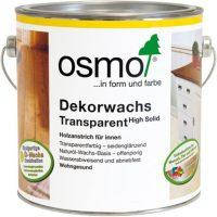 Цветное прозрачное масло для дерева Osmo Dekorwachs Transparente