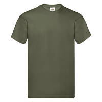 Мужская футболка легкая 100% хлопок Оливковый 61-082-59 M