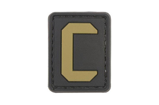 Naszywka 3D - Letter C [GFC Tactical] (для страйкболу), фото 1