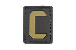 Naszywka 3D - Letter C [GFC Tactical] (для страйкболу)