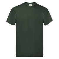 Мужская футболка классическая 2XL, Тёмно-зелёный (бутылочный)