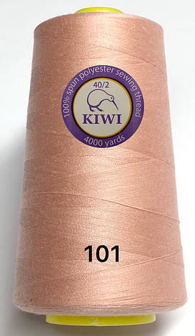 Швейні нитки №101 40/2 поліестер Kiwi Ківі 4000ярдов, фото 2