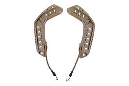 Набір монтажних шин (рейки) для шоломів FAST - tan [Ultimate Tactical]