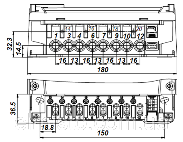 многотарифный трехфазный счетчик электроэнергии AD13A 380В 5(80)A