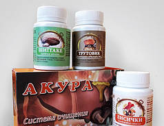 Акура — очищення печінки з протипаразитарним ефектом (Шіїтаке, Лисички, Трутовик) Фунгодоктор