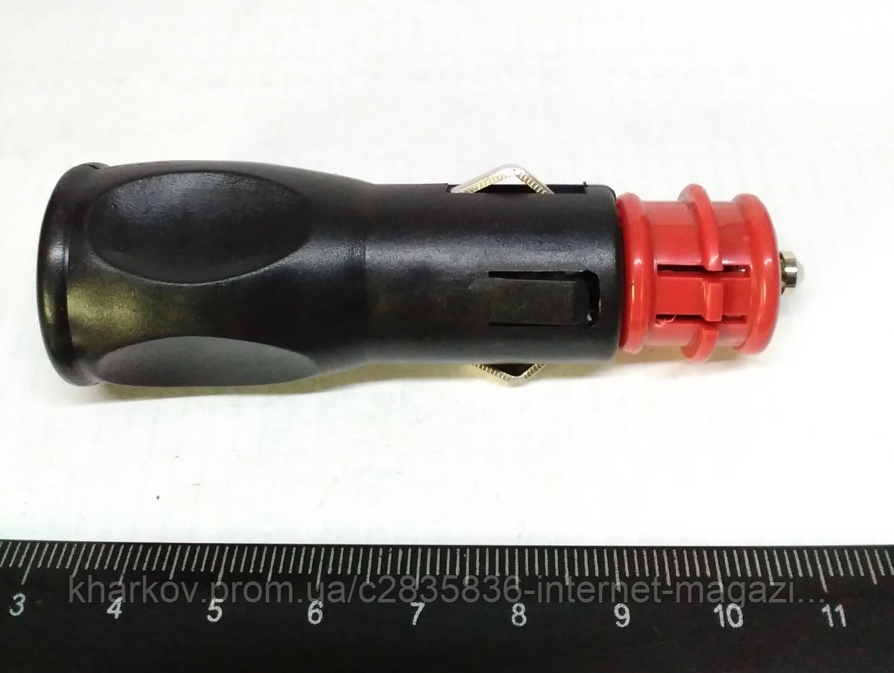 Штекер в прикурювач з запобіжником Євро, фото 1