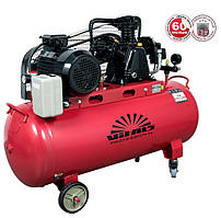 GK100.j653-12a +БЕЗКОШТОВНА ДОСТАВКА! Компресор VITALS Professional (100 л; 12 бар), ремінний (516 л/хв, 220В)
