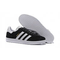 Женские кроссовки Adidas Gazelle Black/White