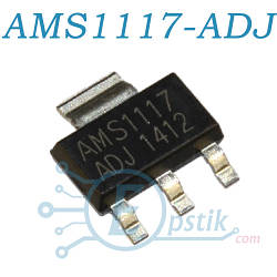 AMS1117-ADJ лінійний регульований стабілізатор 800мА SOT223