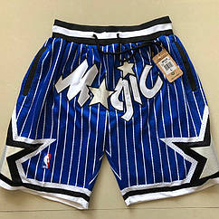 Вышивка шорты синие "Just Don" Orlando Magic NBA