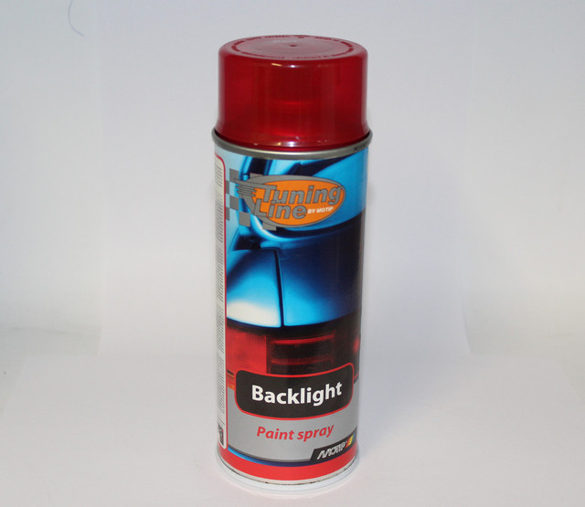 Лак для тонування фар аерозольний червоний Motip 400 мл 00261