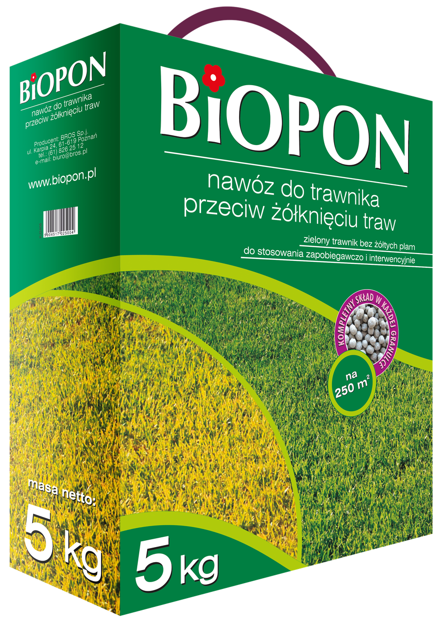 Добриво для газонів проти пожовтіння ТМ Biopon 5кг