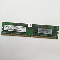 Оперативная память Micron DDR2 1Gb 667MHz PC2 5300U 1R8 CL5 (MT8HTF12864AY-667E1) Б/У