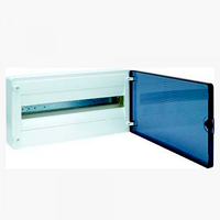 Щит розподільний з прозорими дверцятами, 22 модулі (1х22), GOLF Hager (VS122TD)