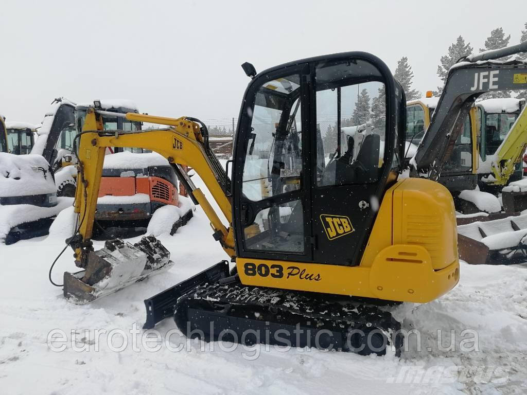 Мини-экскаватор JCB 803 Plus.