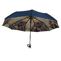 Женский зонт полуавтомат с двойной тканью Bellissimo, темно-синий, 018301-5