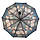 Жіноча парасоля напівавтомат Susino, квітковий принт, 043006-3, фото 4
