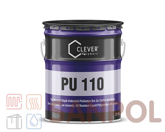 Високоеластичне покриття Clever PU Base 110 5кг, фото 1