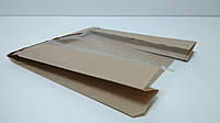 Пакет паперовий з ПП вікном (120мм) 19,6/8*22 коричневий (1000 шт)