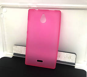 Чохол для Nokia X2 Dual sim силіконовий накладка на бампер протиударний рожевий