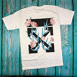 Футболка OFF WHITE - стікери в подарунок • Всі розміри XS